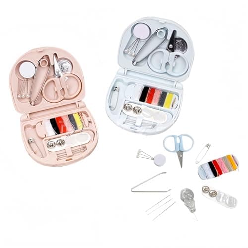LVNEHAL Mini Sewing Kit, Portable Travel Set with Needles,Threads,Scissors, — view 2