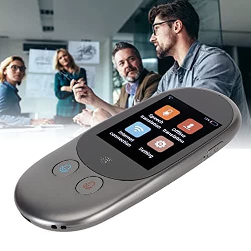 SIXRUN Language Translator Device, 126 Languages Online Translator (Black) — view 3