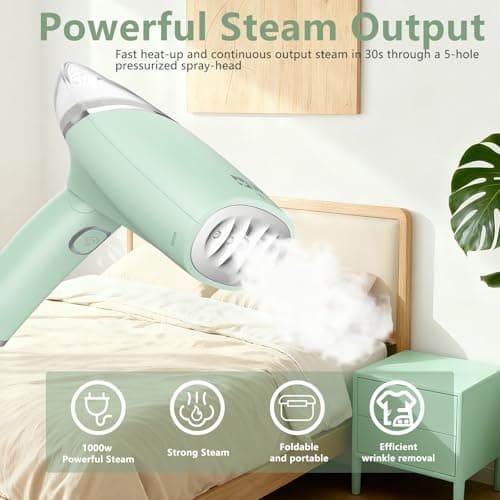 Annmiir Handheld Garment Steamer for Clothes, Extreme Steam iron 1000W, Portable Handheld Design — view 2