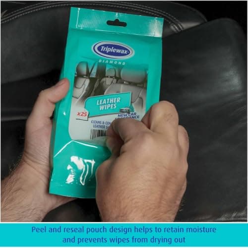 Triplewax Leather Wipes – Cleans & Conditions Leather Seats & Interiors — view 5