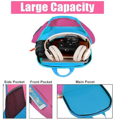 KANGSIT Small Hiking Backpack 10L Rose Red — view 3