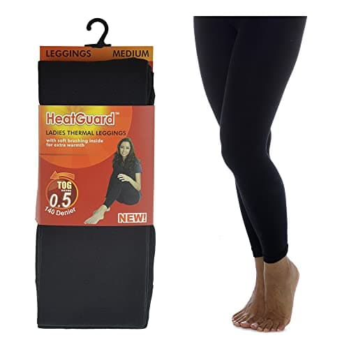 Undercover Ladies Heatguard 140 Denier SK134A Thermal Leggings Black Medium — view 2