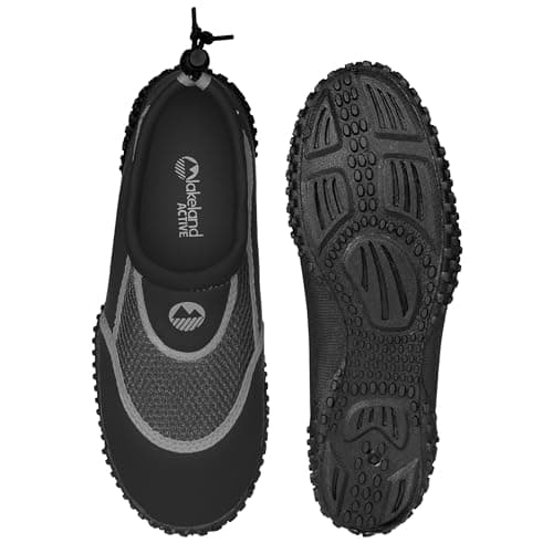 Lakeland Active Men’s Eden Water Shoes - Adjustable, Quick Drying & Breathable for Beach and Swimming - Black/Grey - 1 UK — view 5