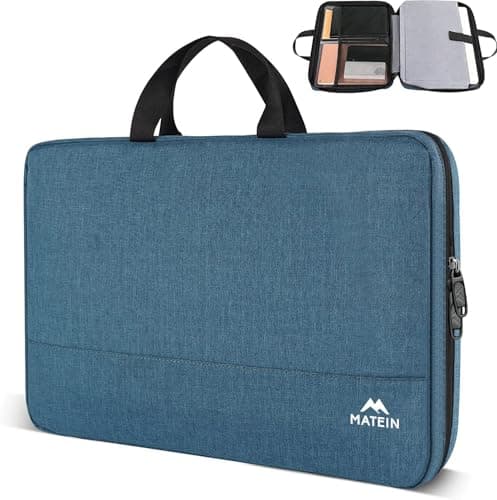 MATEIN Laptop Bag 15.6 Inch, TSA Laptop Case 15.6 Inch for Men, Deep Teal