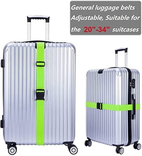 Luggage Straps and Suitcase Tags,Adjustable Luggage Belts Luggage Tags With Name ID Card for Luggage Suitcase Travel Accessories — view 6