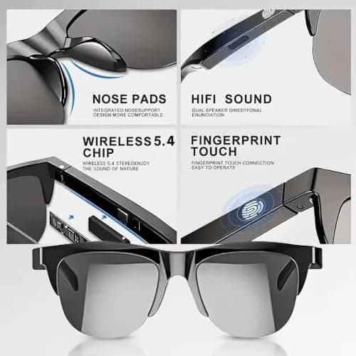 Buhygn AI Translator Glasses Real-TimeTranslating Voice-To-Text — view 5