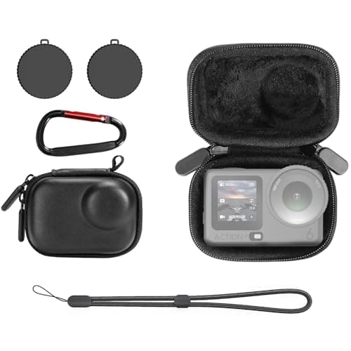AMAZEAR Carry Case for DJI OSMO Action 6 Accessories, Black