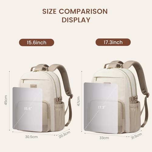 LOVEVOOK Laptop Backpack for Women with Pouch Pocket for Large Capacity Cup,15.6 Inch Backpack Womens Travel Backpack, Waterproof Laptop Computer Bag for Work Business Backpack College Teacher — view 4