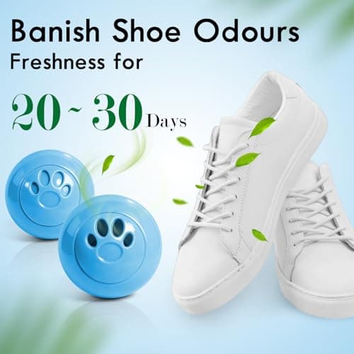 Scent-Hi Shoe Deodorizer Balls, Long-Lasting Linen Scented Freshener 8 Pack — view 4