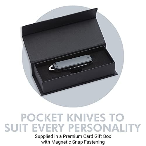 Whitby Pocket Knife, 1.75" Survival Stainless Steel Folding Knives UK Legal — view 6