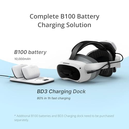 BOBOVR P4U Battery Strap Compatible with PICO 4 Ultra & Ultra Enterprise,10000mAh Extended Battery Pack for Enhanced VR Experience, Lightweight & Ergonomic Design for Prolonged Gaming Sessions — view 5