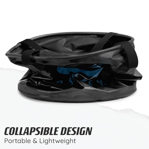 Osprey Wetsuit Changing Bucket, 50L Waterproof Collapsible Bucket with Carry Handles & Foam Base for Surfing, Swimming, Kayaking — view 6