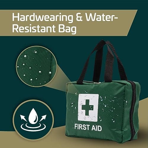 Astroplast 90 Piece Premium Kit Includes Eyewash, 2 x Cold (Ice) Packs and Emergency Blanket for Home, Office, Car, Caravan, Workplace, Travel - First aid Kit Bag — view 5