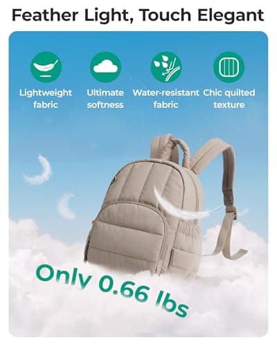 bagsmart Women Small Backpack - Lightweight Daypack Girls for School Travel — view 2