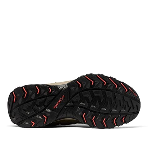 Columbia Women's Redmond 3 WP waterproof low rise hiking shoes, Brown (Pebble x Red Coral), 8.5 UK — view 5