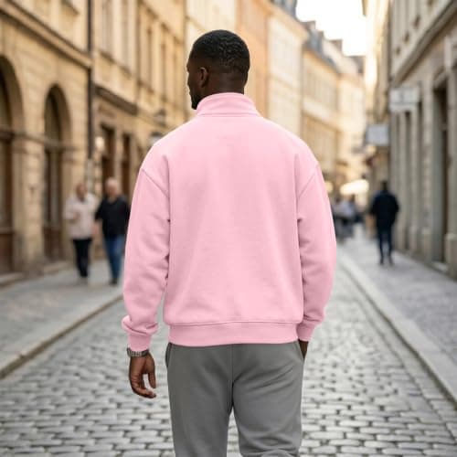 Zip Up Sweatshirts For Men Uk Warm Jacket Fleece Jumpers Work Travel Gym — view 3