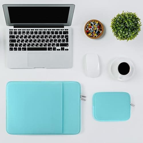 RAINYEAR Laptop Sleeve with Small Bag for 14" Notebook 15" Macbook Air M5 — view 6