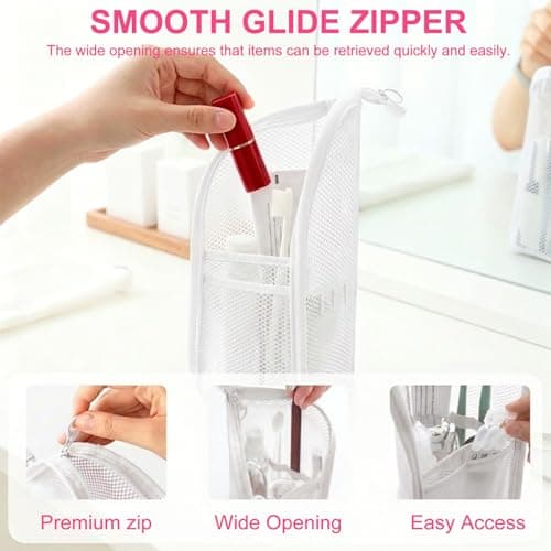 Toothbrush Travel Bag with Stand-Up Design, Lightweight Toiletry Organizer — view 3