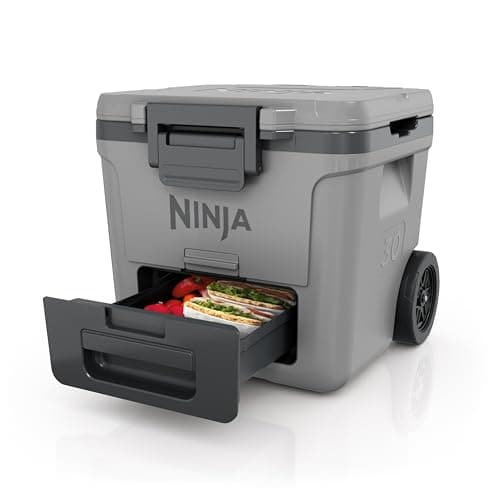 Ninja FrostVault Heavy-Duty Insulated Cool Box, Slate Grey, FB230EUGY