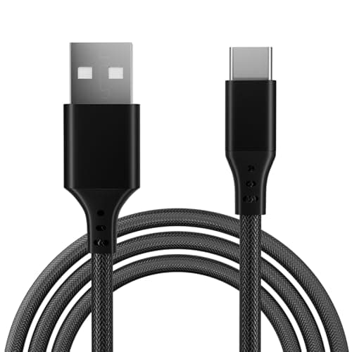 pluX USB C Charger Cable 2M for Amazon Kindle 11th / Kids 2022, Paperwhite11th 2021, NewFire Max 11 2023, HD10 10Plus 9th-13th Gen, Fire 7/HD 8 8Plus 2022 Tablet, Nylon Braided Cord