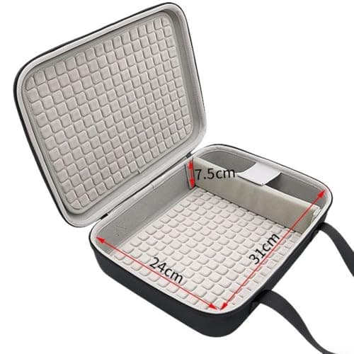Hard EVA Case for XGIMI Z9X 4K Projector - Shockproof Storage Bag with Adjustable Divider, Waterproof Travel Carry Box — view 4