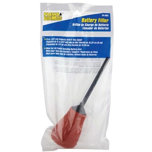 Lubrimatic 75-033 Battery Filler w/Rubber Spout, red, 1 Count (Pack of 1) — view 2