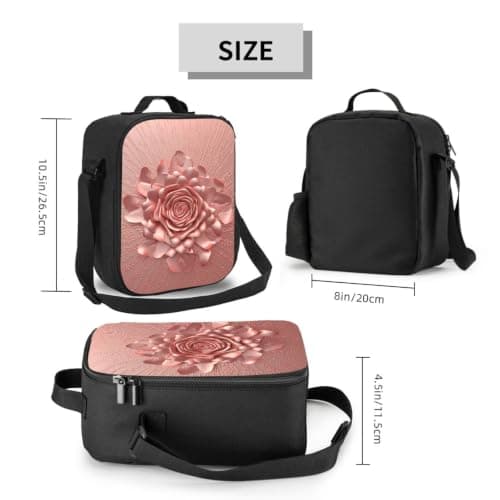 Lunch Bag for Women & Men Insulated Lunch Box Leakproof Cooler Tote Bags — view 2