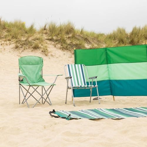 Yello Eco Folding Chair, Portable Beach and Camping Deck Chair with Carry Bag, Durable Seat for Outdoor, Picnic, Garden & Beach Trips — view 4