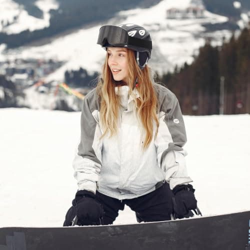 SPOSUNE Ski Goggles Over Glasses with Dual lens Anti-fog Anti-UV Snow Goggles for Men Women Youth Skiing Snowmoile | Slim Face Wide Vision — view 2