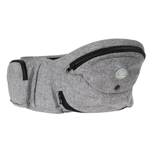 Dreambaby Up & Go Baby Hip Seat Carrier – Lightweight Toddler Holder with Storage Pockets, Ergonomic Design, Wide Adjustable Waistband – Suitable for Children 3.5-18kgs