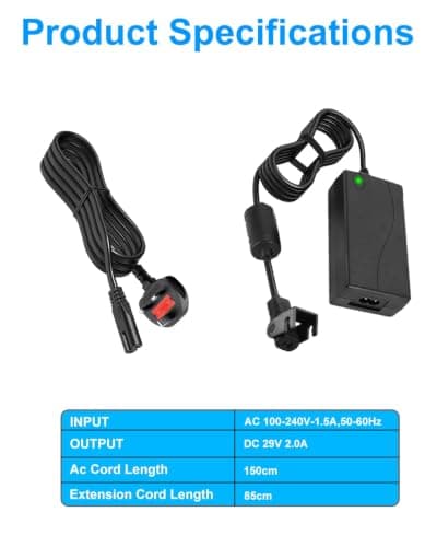 29V 2A Universal Recliner Power Supply, AC/DC Switching Transformer — view 3