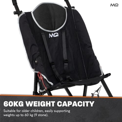 MobiQuip XL Carbon Stroller, Black - for Older Children up to 60kg — view 4