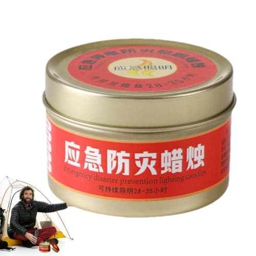 Long Life Survival Candles Camping and Survival with Extended Battery Life