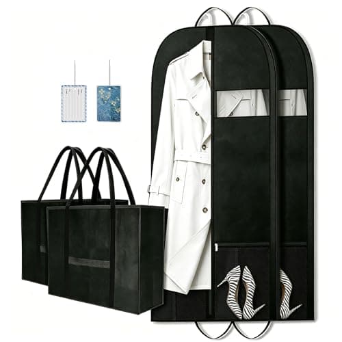 Heavy Duty Suit Covers for Men, Business Travel Suit Cover for Offices