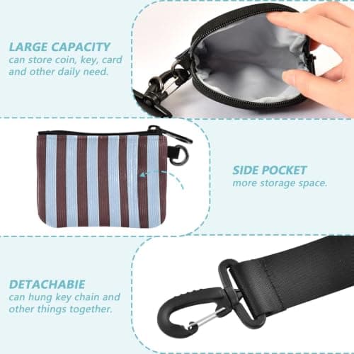 Dual Coin Purse Credit Card Holder Wallet, Identity Card Protector — view 3
