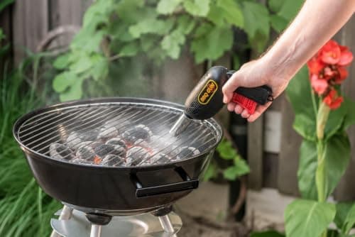 Muddy Hands BBQ Fan Air Blower Fire Starter – Manual Charcoal BBQ Bellows Fan | Hand Powered Fire Starter for Barbecue, Grill, Fire Pit & Camping | Portable Outdoor BBQ Air Blower — view 3