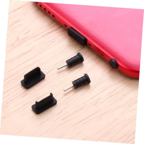 POPETPOP Ear Plugs Silicone Silicon Ear Plugs Anti Dust Plugs Micro USB C Dust Plugs Caps Set Compatible for Type C Charging Port and Earphone Jack Usb Chargers Headphones Earbuds — view 6