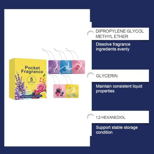 Home Fragrance Sachets 5 Pack Odor Eliminator Freshener Deodorizer — view 5