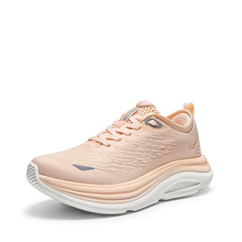 ALLSWIFIT Women's Walking Shoes Running Tennis Sneakers,Coral Pink,6