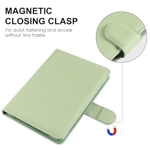 HoYiXi Universal Case for 6-inch Kindle eReader Compatible with Kobo/Voyaga/Pocketbook/Tolino E-book reader,6'' eReader Protective Cover with Built-in Card Slot,Black (green, 6 inch) — view 4
