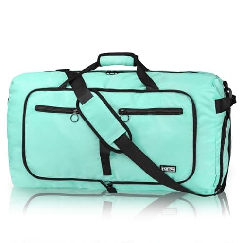 Fmeida 65L Foldable Travel Duffle Bag Waterproof Holdall Luggage Bags