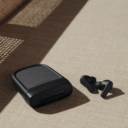 Urbanista Phoenix Solar Powered Hybrid ANC True Wireless Earbuds, Infinite Playtime Active Noise Cancelling Bluetooth Earphones, IPX4 Multipoint In Ear Headphones & Self Charging Case, Midnight Black — view 6