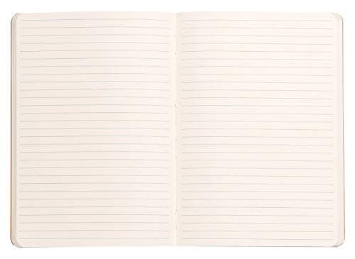 RHODIA 117305C - Beige Flexible Notebook - A6 - Lined - 144 pages - Ivory Clairefontaine Paper 90 g/m - Bookmark, Elastic Closure - Faux Leather Cover - Rhodiarama Collection — view 3
