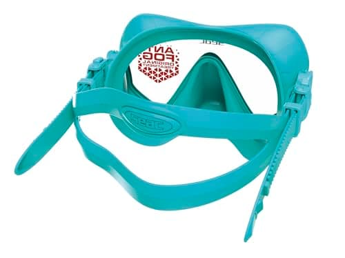 SEAC Pura – Frameless Single-Lens Silicone Diving Mask | Antifog Low Volume Mask for Diving and Snorkeling with 3D Buckle, Tiffany — view 5