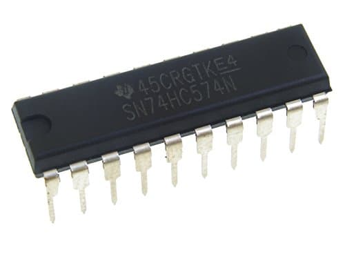 74HC574 Optal D-Type Flip Flop (DIP 20) (Pack Of 5)