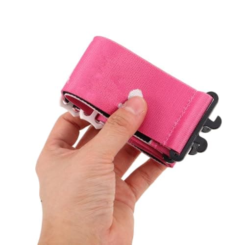 2pcs Pink Nylon Snowboard Goggle Replacement Strap with Quick Release — view 4