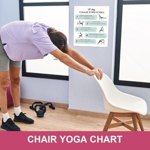Yoga Chairs for Adults 6 Pieces 30-Day Workouts Supplies — view 2