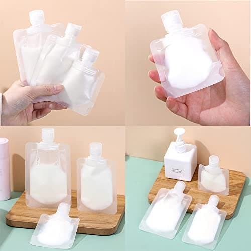 9 Pcs Travel Fluid Bags Transparent Travel Fluid Dispensing Packing Bag — view 5