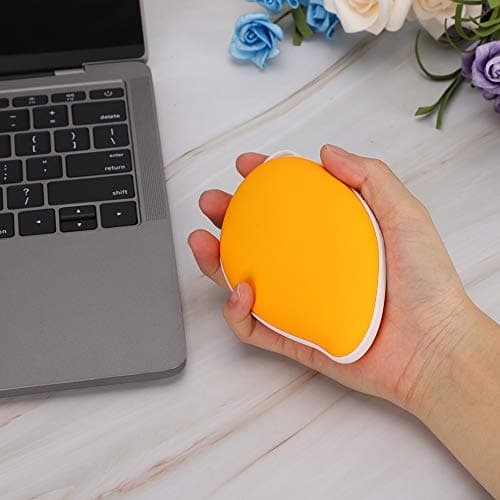 SIXRUN 4000mAh Hand Warmer, 2A Fast Charge USB Power Bank (Yellow) — view 3