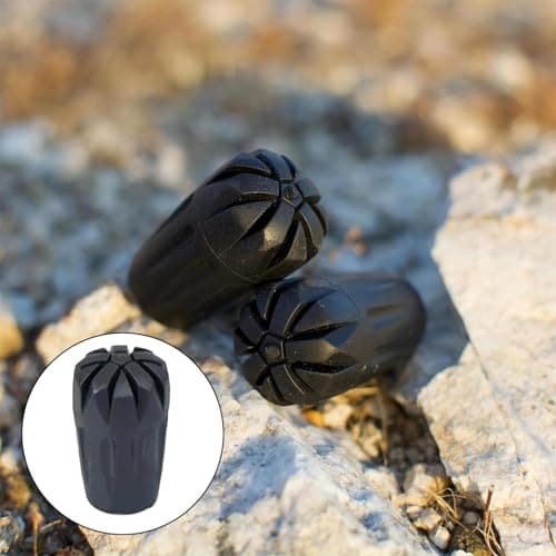 8PCS Nordic Walking Pole Rubber Tips - Replacement Grip Stoppers for Hiking & Trekking Poles, 11x32mm Durable Traction Pads for Asphalt, Gravel & Mountain Terrain — view 6